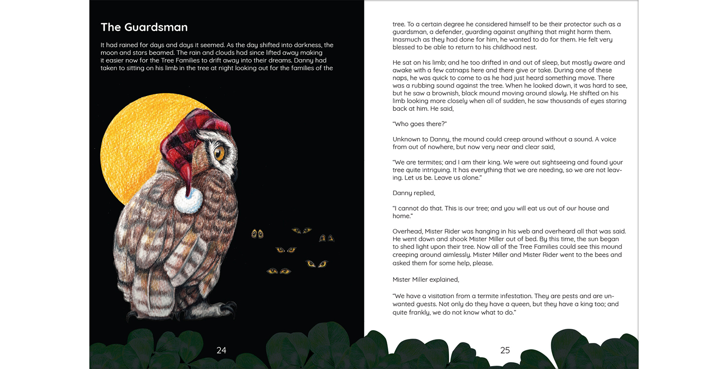 Danny the Owl becomes the Guardsman at night